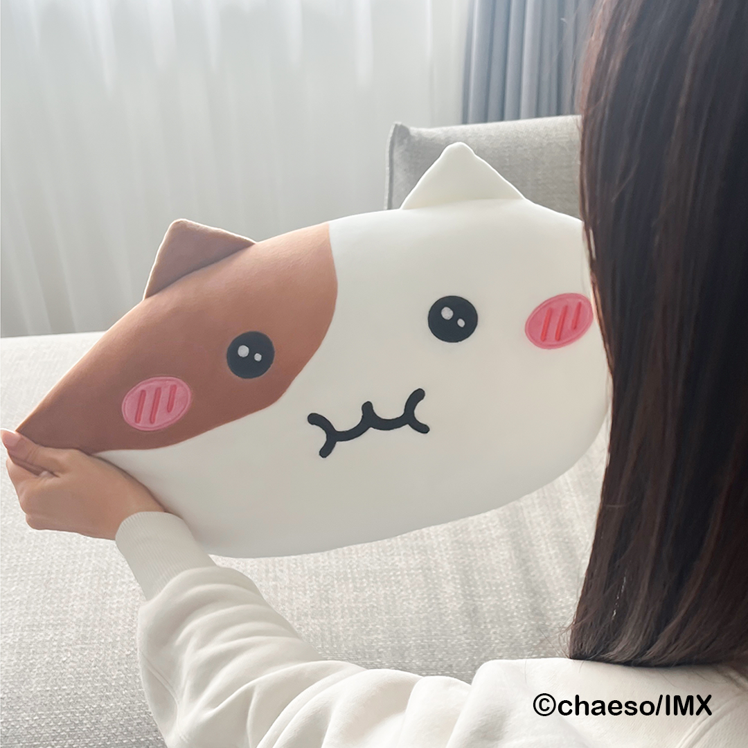【受注販売】もちにゃみフェイスクッション