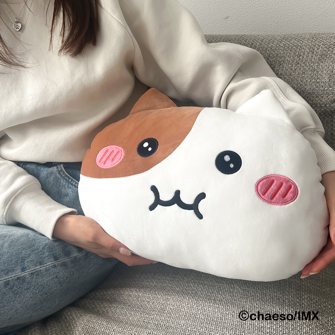 【受注販売】もちにゃみフェイスクッション